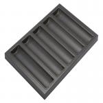 RK Bakeware China Foodservice NSF 1200X800 Mecatherm Production Line Aluminum Baguette Baking Tray for sale