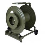 Anti Corrosive Tactical Fiber Optic Cable Reel , Cable Storage Reel With Hole for sale