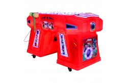 China Red Two Person Coin Arcade Machine Physical Ground Mouse Game Machine supplier