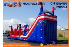 China Durable Commercial Inflatable Slide / Air Wet Jumping Giant Blow Up Bouncy Water Slide supplier