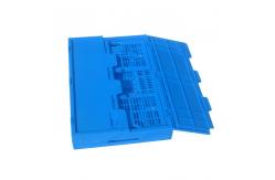 China Lightweight Foldable Plastic Container 600*400 Mm Virgin Polypropylene Foods Loading supplier