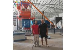 China Blue Design Concrete Dosing System For Masonry Brick Casting Machine supplier