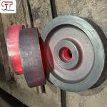 ISO Forgings Crane Rail Wheels Heavy Duty Crane Wheel Open Die Press Forging for sale