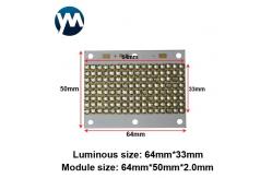 China UV Light Module 380W led ultraviolet quartz lens led encapsulation series supplier