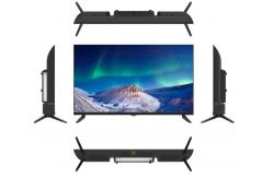 China Customizable 32 Inch Frameless Smart TV 2K LED Screen Black With Plastic Housing supplier