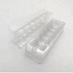 6 blister tray clear macaron plastic packaging container boxes & reusable macaron trays with 0.55 mm clear food grade PET for sale