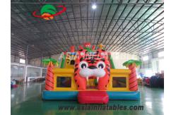 China 0.55mm PVC Tarpaulin 8 X 6M Tiger Inflatable Fun City supplier