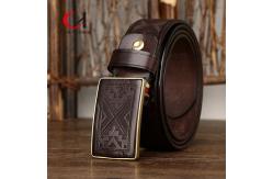 China Standard Width Genuine Leather Belt For Professional Occasion First Layer Of Cowhide supplier