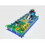 Customized Inflatable Slide Jumping Castle With Big Ocean Balls Pool for sale
