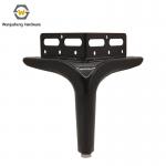 Sofa Support Feet Bed Legs Triangle Belt Corner Code Black Cabinet Metal Furniture Legs Hardware Accessories for sale