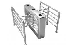 China Half Height 40cm Arm 40W SUS304 Access Control Turnstile Gate supplier