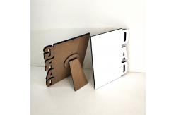 China Rectangular 18x15cm Sublimation MDF Photo Frame supplier