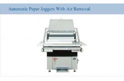 China Automatic Online Paper Pile Cutter Guillotine Jogger With Loader Lifter supplier