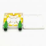 Indoor 2 Pigtail Faceplate Mini FTTH Termination Box for sale