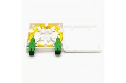 China Indoor 2 Pigtail Faceplate Mini FTTH Termination Box supplier