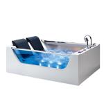 6ft 2 Person Corner Bathtub Luxury With Bubble Jet Whirlpool Waterfall Indoor for sale