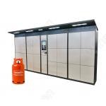 Smart 24 Hours Wifi Vending Locker LPG LNG Gas Exchange Cylinder Click And Collect Credit Card Payment for sale