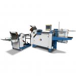 Cost-effective A3 Leaflets Insert Paper Cross Folding Machine With Gear Driving Paper Folder for sale
