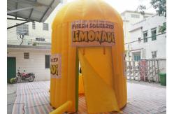 China Lightweight Inflatable Lemonade Stand One Door And One Window Long Life Span supplier