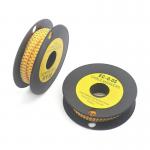 PVC Yellow Or Black Cable Markers In 1000pcs A Roll for sale