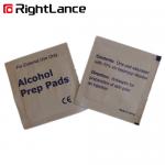 6cm 3cm Single Use Alcohol Prep Pads 70 Isopropyl Alcohol For Sterilization for sale