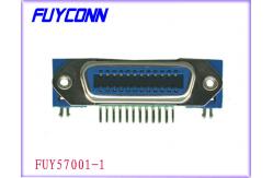 China Centronic 36 Pin Right Angle IEEE 1284 Connector , PCB Female Connectors supplier