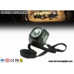 234G IP68 black led miners lamp , USB charge led mining headlamp CE Certification for sale