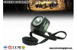 China 234G IP68 black led miners lamp , USB charge led mining headlamp CE Certification supplier
