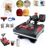12 In 1 Combo Heat Press Machine 15X15 T Shirt Printing Machine 38*38cm Flat Press Machine for sale