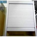 White 77mm Slat 36VDC Aluminium Roller Shutter Doors for sale