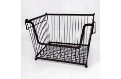 China Custom Small Wire Mesh Baskets 10x13cm Supermarket Shopping Basket supplier