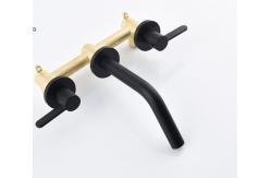 China Double Handle Embedded Box ODM Concealed Basin Mixer supplier