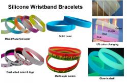 China Wholesale Personalized Cheap Custom Silicone Bracelets supplier