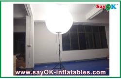 China White Inflatable Lighting Decoration Stand Ball With Mental Frame supplier