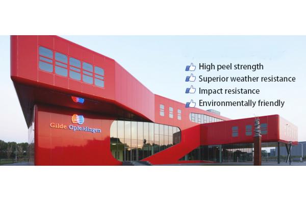 Fireproof Grade Class B1 And A2 PE Aluminum Composite Panel Length 2440mm-5800mm