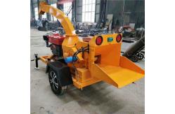 China Diesel Mobile Tree Branch Garden Wood Crushing Machine supplier