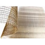 Interior Architecture Design Glass Laminated Metal Mesh For Space Divider
