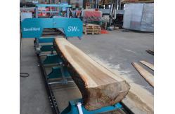 China SW26E Electric Portable Sawmill, Log Slice Horizontal Band Saw Mill Machines supplier