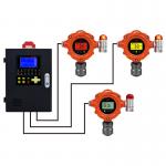 Fixed Gas Leakage Monitoring System Wall Mounted Gas Detector With Gas Alarm Controller for sale