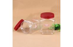 China Eco - Friendly 20oz Square Pet Jar For Nuts Packaging 660ml  ISO 9001 supplier
