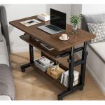 Height Adjustable Italian Column Wooden Coffee Table for Home Office Standing for sale