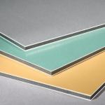 High Gloss Aluminum Composite Panel UV Weather Resistant 2440mm Length for sale