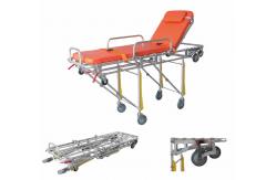 China 40kg Ambulance Collapsible Stretcher Height Adjustable Back Automatic Loading supplier