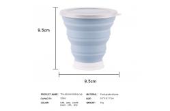 China Shatterproof 320ML Silicone Collapsible Travel Coffee Mug supplier