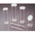 flower & money large box packaging round cylinder gift box small cylinder clear threaded plastic tube container with lid for sale