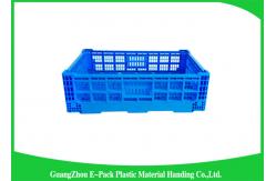China Agriculture Folding Plastic Crates Storage Fruit 60L PP 30kg Eco-Friendly supplier