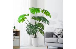 China Artificial green monstera home deco hotel office potted tree supplier