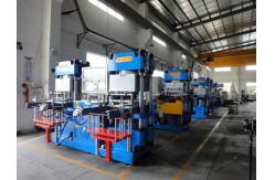 China Hydraulic Vacuum Rubber Compression Molding Machine Industrial Platen Vulcanizing Press supplier