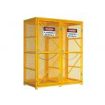 72 Mesh Lpg Cylinder Storage Cabinet 65” Tall Safety Cages For Gas Bottles for sale