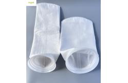 China PP 1 Micron 200 Micron Liquid Filter Bag 7X32 With Plastic Ring supplier